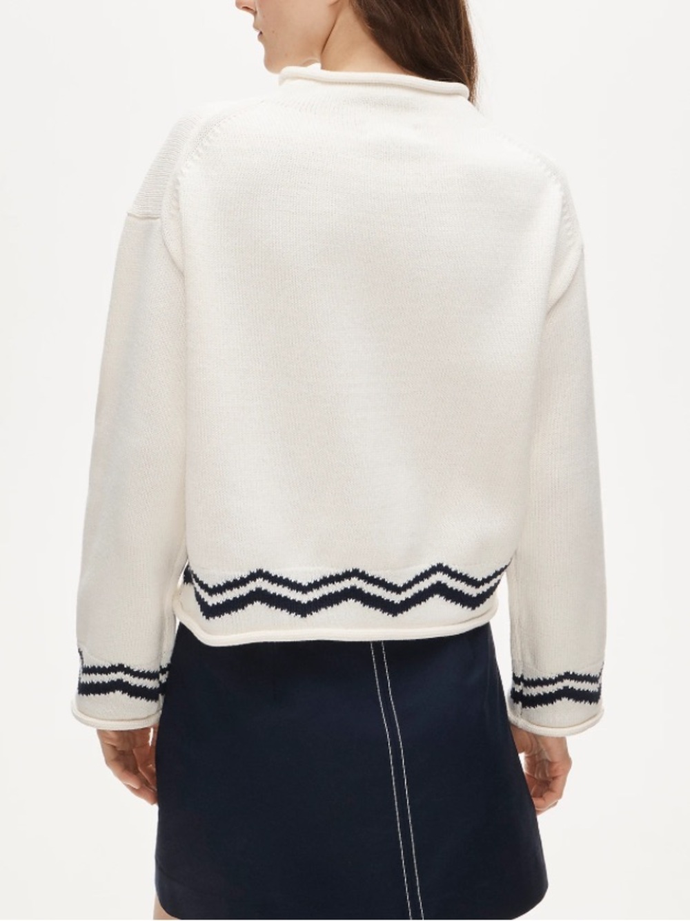 J crew 2025 Rollneck™ cardigan with lobster intarsia - Picture 4 of 5